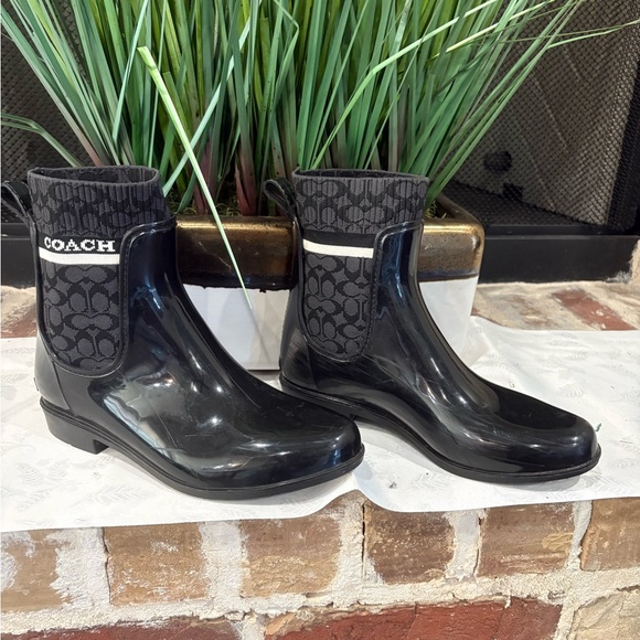 Coach Shoes - Coach Rivington Rain Booties